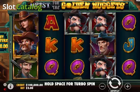 Οθόνη2. Heist for the Golden Nuggets Κουλοχέρης