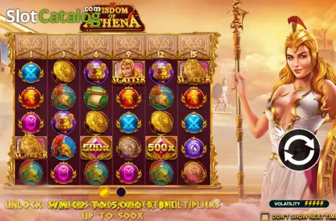 Οθόνη2. Wisdom of Athena (Pragmatic Play) Κουλοχέρης