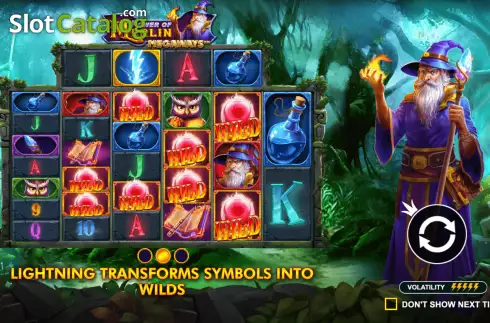 Οθόνη2. Power of Merlin Megaways Κουλοχέρης