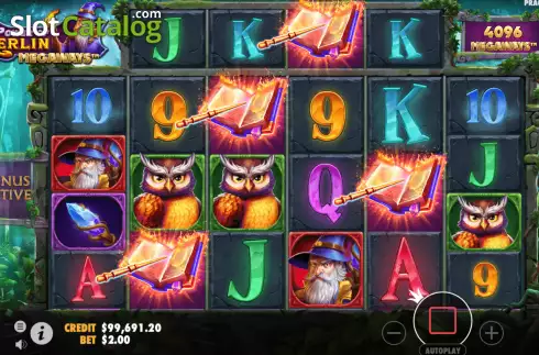 Οθόνη6. Power of Merlin Megaways Κουλοχέρης