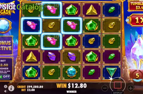 Οθόνη7. Diamond Cascade (Pragmatic Play) Κουλοχέρης
