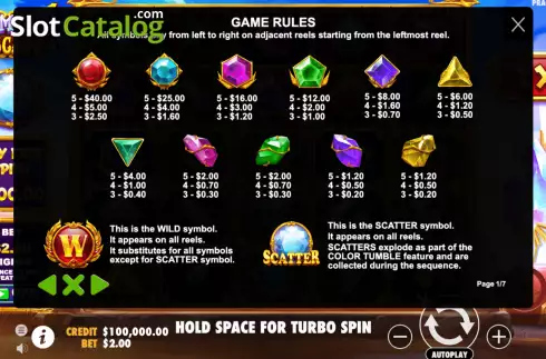 Οθόνη8. Diamond Cascade (Pragmatic Play) Κουλοχέρης
