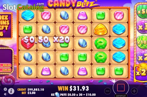 Οθόνη7. Candy Blitz Κουλοχέρης 
