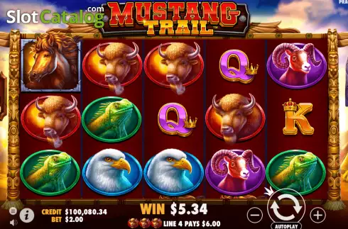 Οθόνη3. Mustang Trail Κουλοχέρης