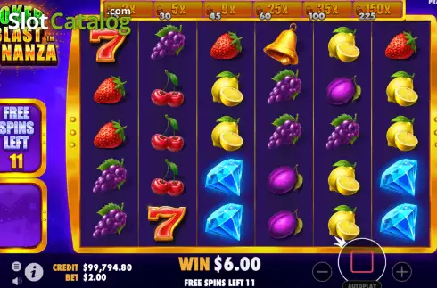 Οθόνη7. Joker Blast Bonanza Κουλοχέρης