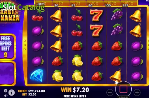 Οθόνη9. Joker Blast Bonanza Κουλοχέρης