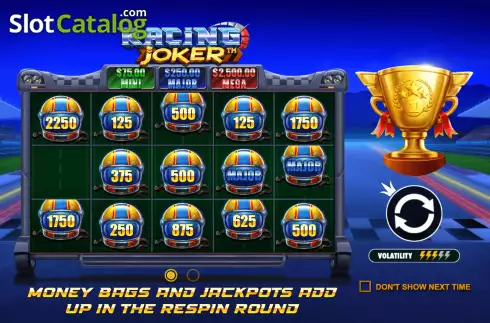 Οθόνη2. Racing Joker Κουλοχέρης