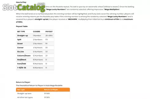 Οθόνη3. Auto Mega Roulette Κουλοχέρης