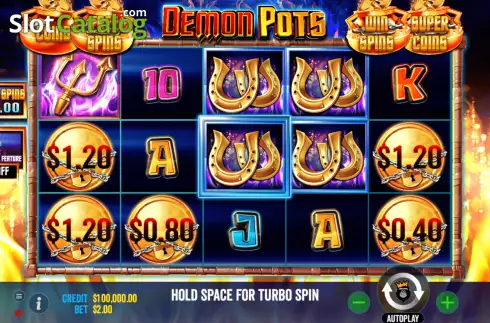 Οθόνη2. Demon Pots Κουλοχέρης
