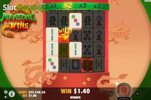 Οθόνη6. Mahjong Wins (Pragmatic Play) Κουλοχέρης
