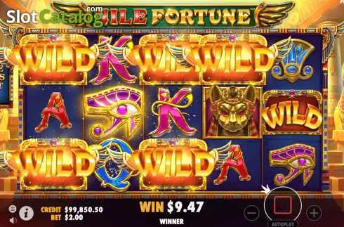 Οθόνη6. Nile Fortunes Κουλοχέρης 