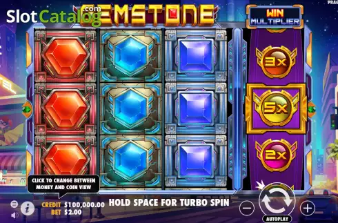 Οθόνη2. Gemstone (Pragmatic Play) Κουλοχέρης