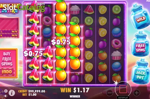 Οθόνη3. Candy Jar Clusters Κουλοχέρης