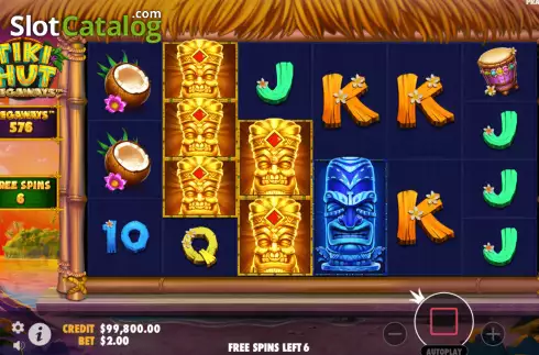 Οθόνη4. Tiki Hut Megaways Κουλοχέρης