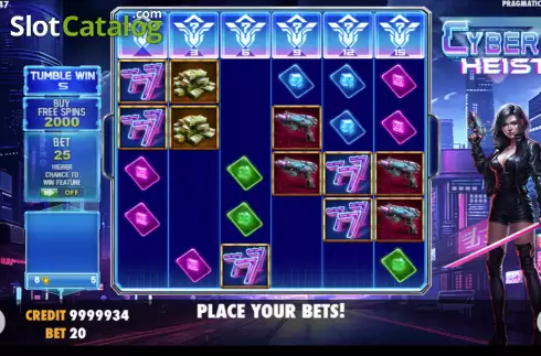 Οθόνη3. Cyber Heist (Pragmatic Play) Κουλοχέρης 