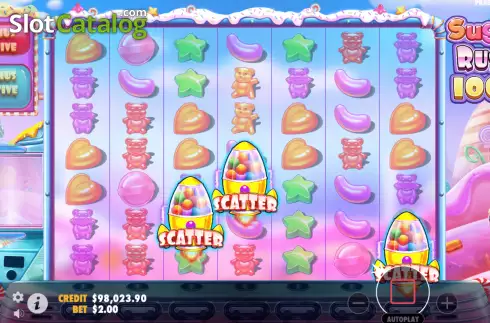 Οθόνη4. Sugar Rush 1000 Κουλοχέρης