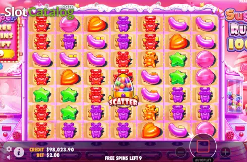 Οθόνη6. Sugar Rush 1000 Κουλοχέρης