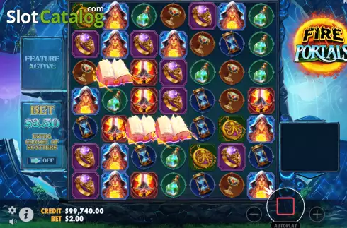 Οθόνη4. Fire Portals Κουλοχέρης