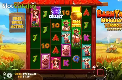 Οθόνη6. Barnyard Megahays Megaways Κουλοχέρης