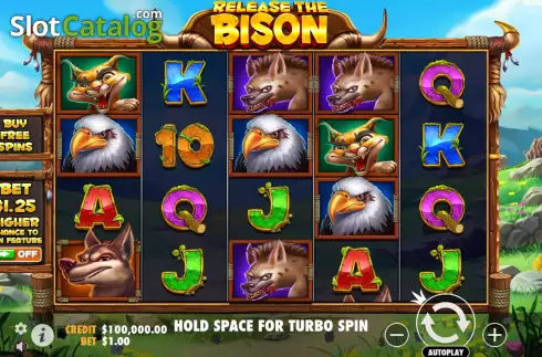Οθόνη2. Release the Bison Κουλοχέρης 