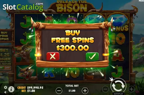 Οθόνη6. Release the Bison Κουλοχέρης 