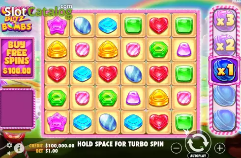 Οθόνη2. Candy Blitz Bombs Κουλοχέρης
