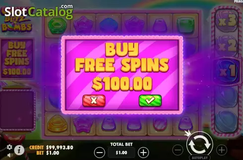 Οθόνη5. Candy Blitz Bombs Κουλοχέρης