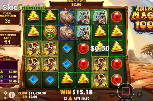 Οθόνη5. Animal Magic 1000 Κουλοχέρης