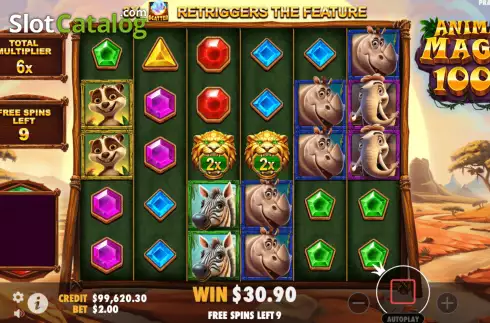 Οθόνη6. Animal Magic 1000 Κουλοχέρης