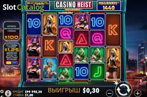Οθόνη3. Casino Heist Megaways Κουλοχέρης 