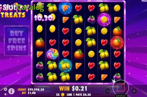 Οθόνη3. Fruity Treats Κουλοχέρης