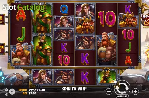 Οθόνη2. Revenge of Loki Megaways Κουλοχέρης