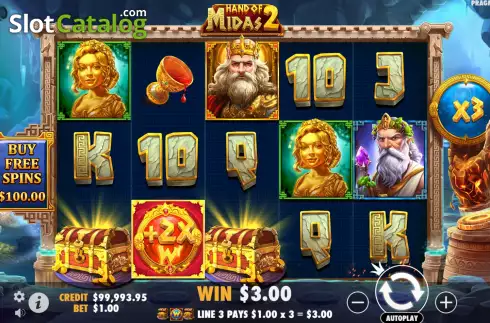 Οθόνη4. Hand of Midas 2 Κουλοχέρης