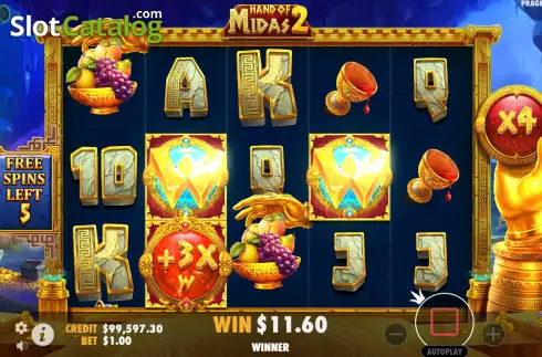 Οθόνη9. Hand of Midas 2 Κουλοχέρης