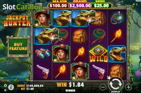 Οθόνη4. Jackpot Hunter Κουλοχέρης