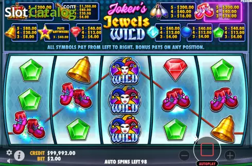 Οθόνη3. Joker’s Jewels Wild Κουλοχέρης