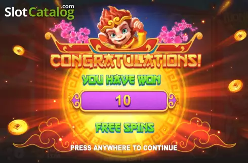 Οθόνη4. Monkey King Rush Κουλοχέρης