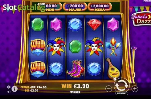 Οθόνη3. Joker's Jewels Dazzle Κουλοχέρης