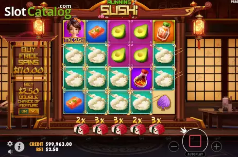 Οθόνη4. Running Sushi Κουλοχέρης