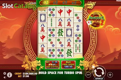 Οθόνη2. Mahjong Wins 2 Κουλοχέρης