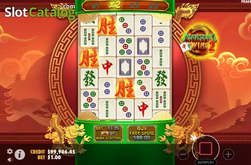Οθόνη6. Mahjong Wins 2 Κουλοχέρης