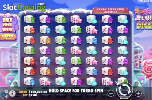 Οθόνη2. Sugar Rush Dice Κουλοχέρης 