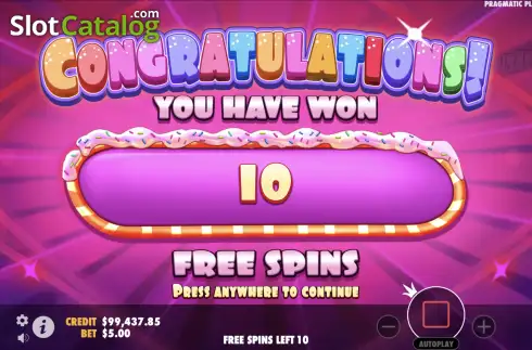 Οθόνη7. Sugar Rush Dice Κουλοχέρης 