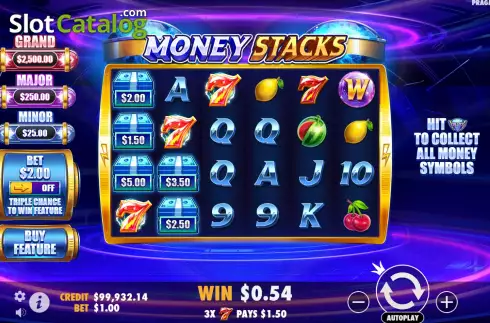 Οθόνη3. Money Stacks (Pragmatic Play) Κουλοχέρης