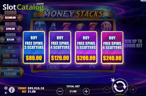Οθόνη5. Money Stacks (Pragmatic Play) Κουλοχέρης