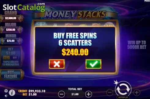 Οθόνη6. Money Stacks (Pragmatic Play) Κουλοχέρης