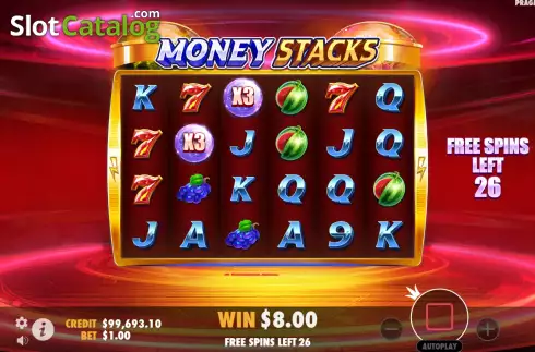 Οθόνη9. Money Stacks (Pragmatic Play) Κουλοχέρης