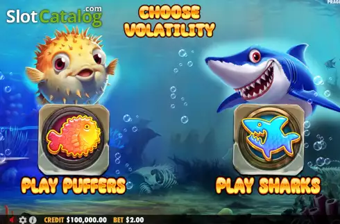 Οθόνη2. Puffers Vs Sharks Κουλοχέρης