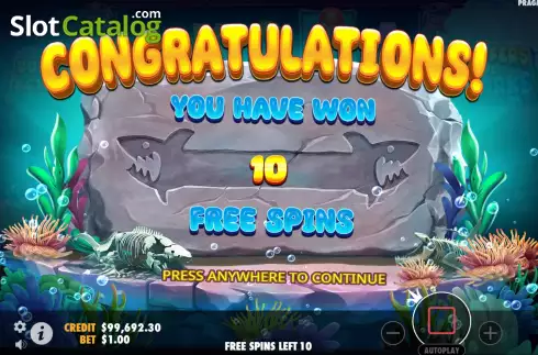 Οθόνη9. Puffers Vs Sharks Κουλοχέρης