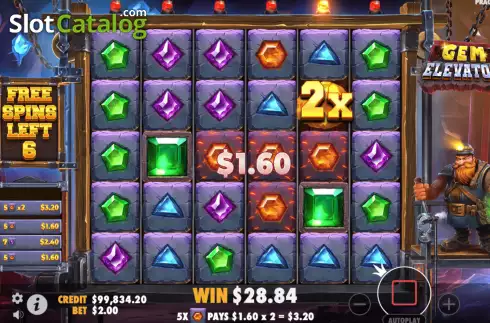 Οθόνη5. Gem Elevator Κουλοχέρης